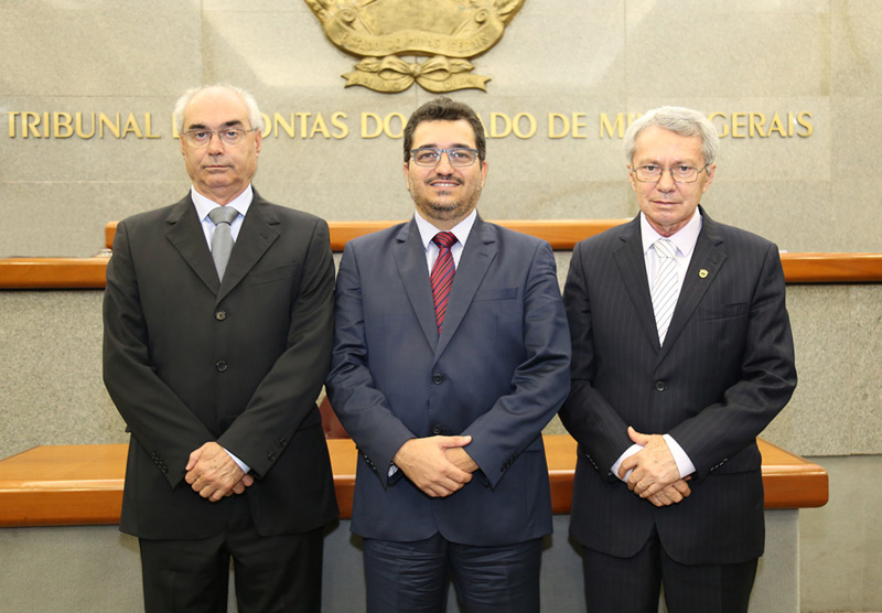 Conselheiros Mauri Torres, Cláudio Terrão e José Alves Viana